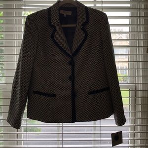 Black and white jacket